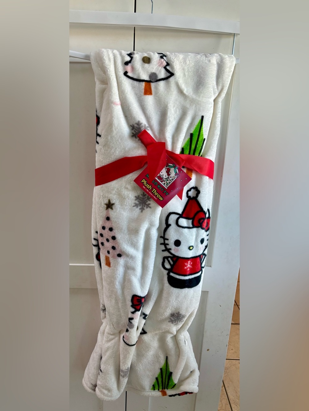 Hello Kitty Christmas Holiday Throw Blanket